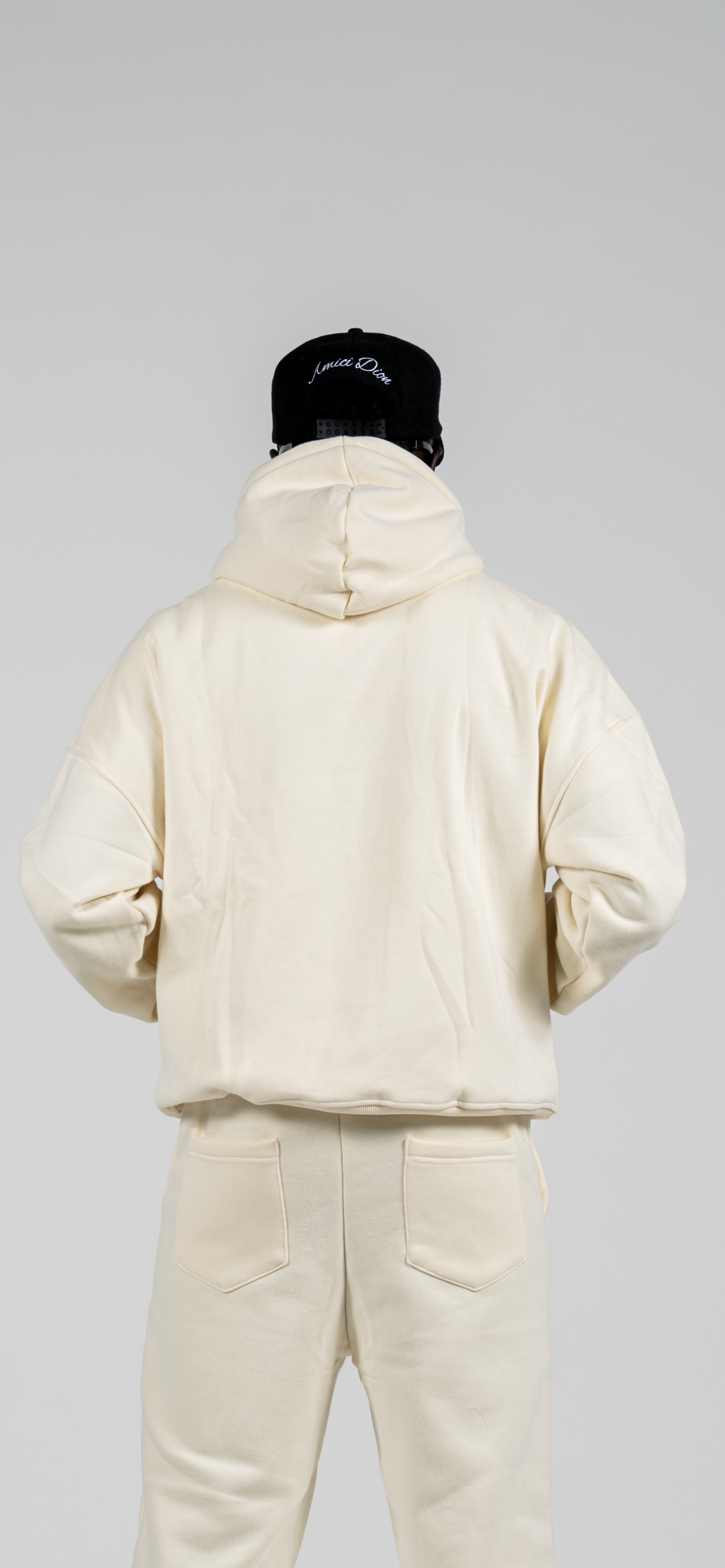 "Creme" AD Quarter-Zip Hoodie